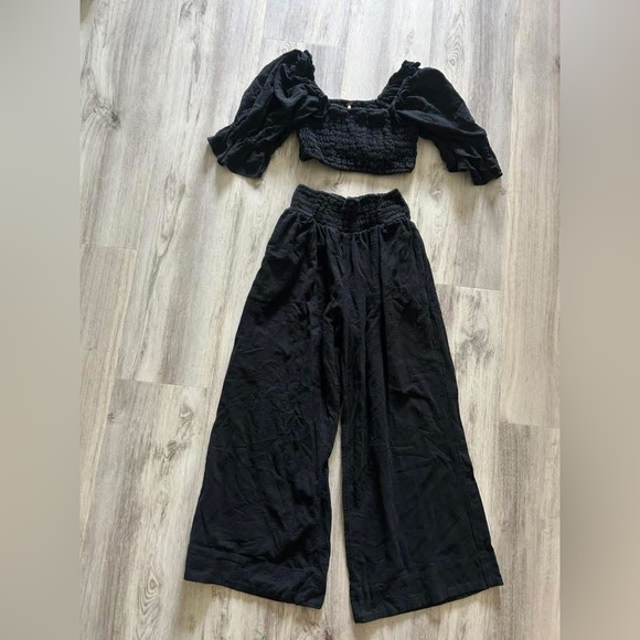 Free people At Ease Crop Top and Pant Set - Picture 2 of 2